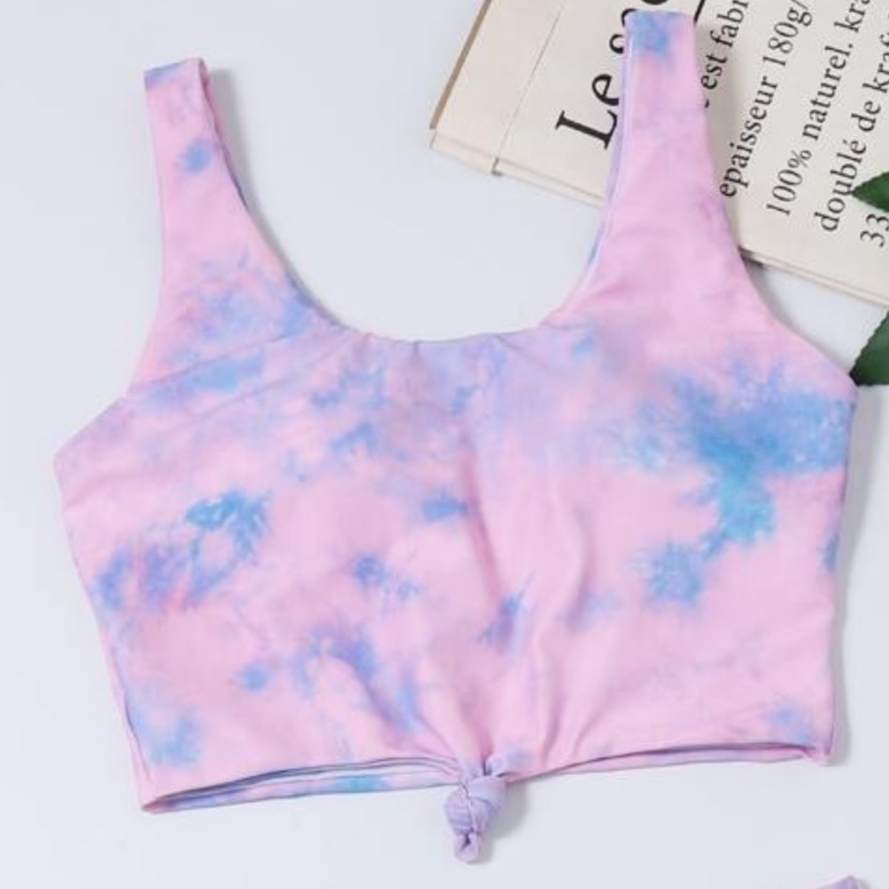 Tie Dye Bikini Top